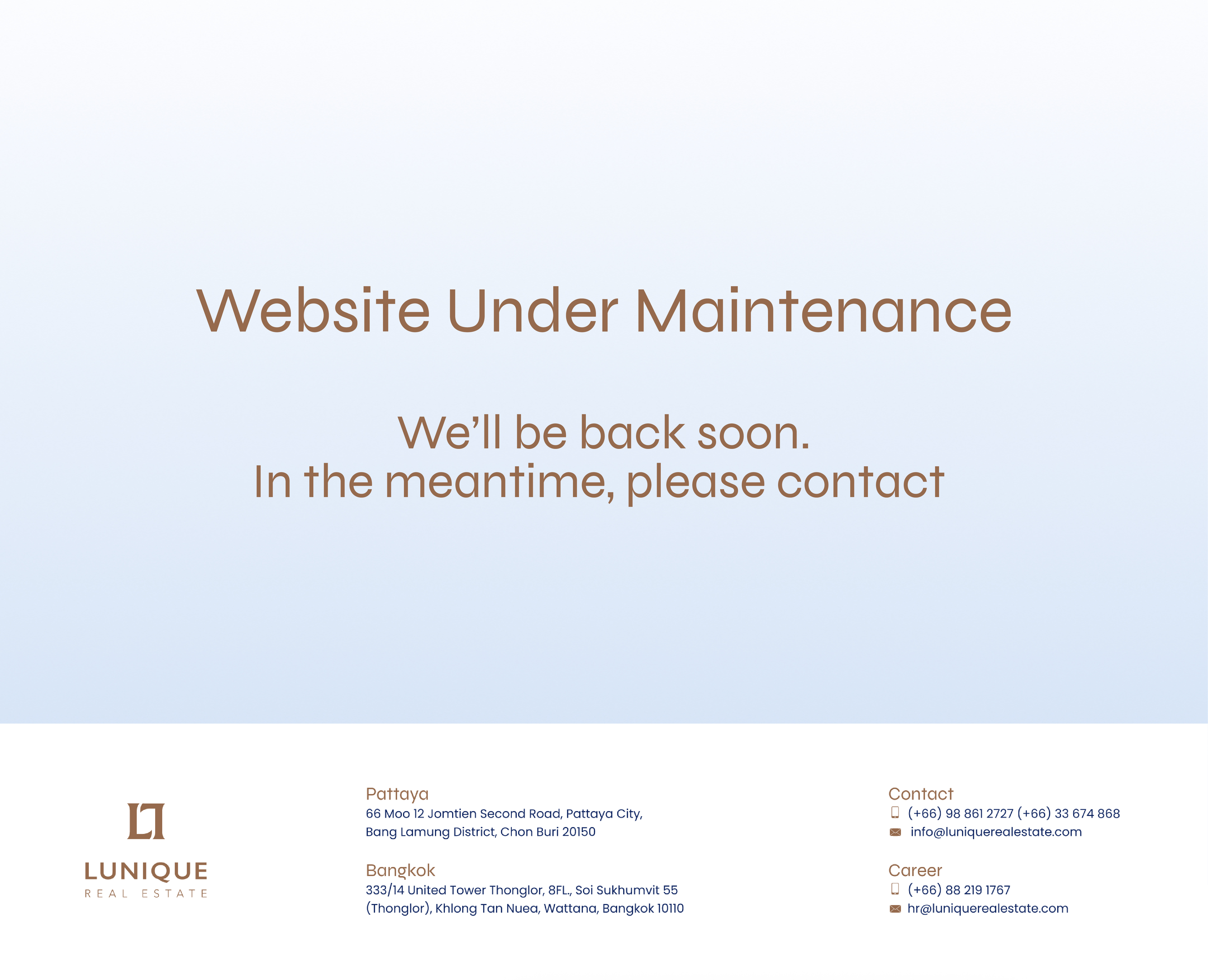 Under Maintenance